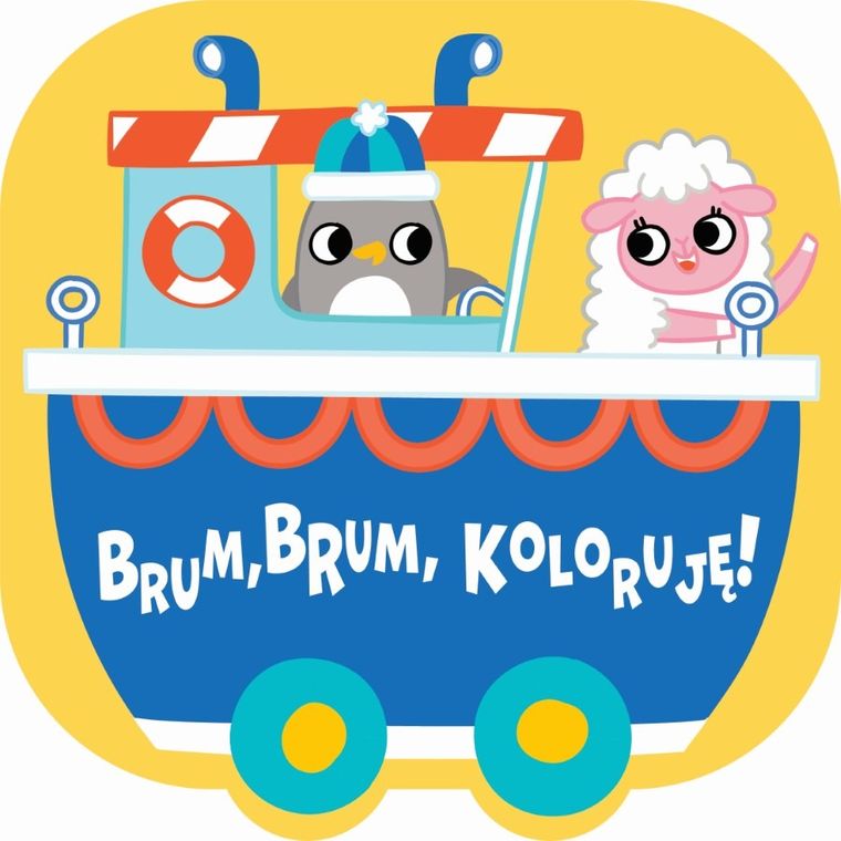 Brum, brum, koloruję! Statek
