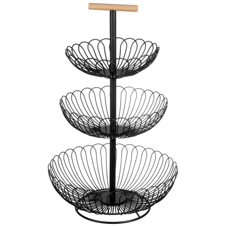 Brunbeste, koszyk piętrowy, patera na owoce, 3 poziomy