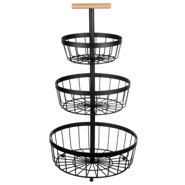 Brunbeste, koszyk piętrowy, patera na owoce, 3 poziomy