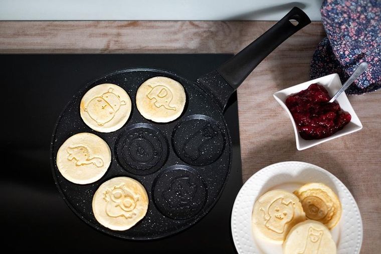 Brunbeste, patelnia granitowa do placuszków, zwierzątka