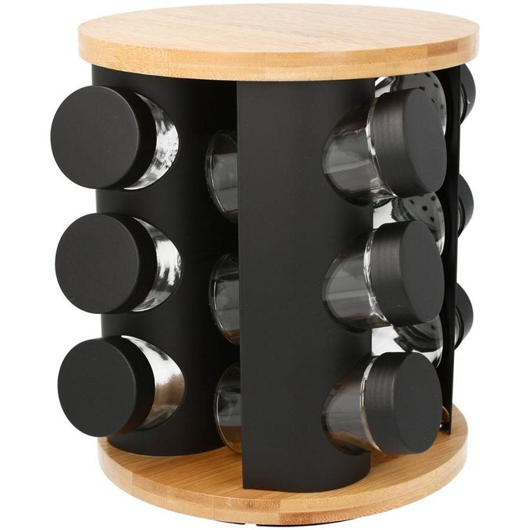 Brunbeste, stojak obrotowy na przyprawy, 12 pojemników