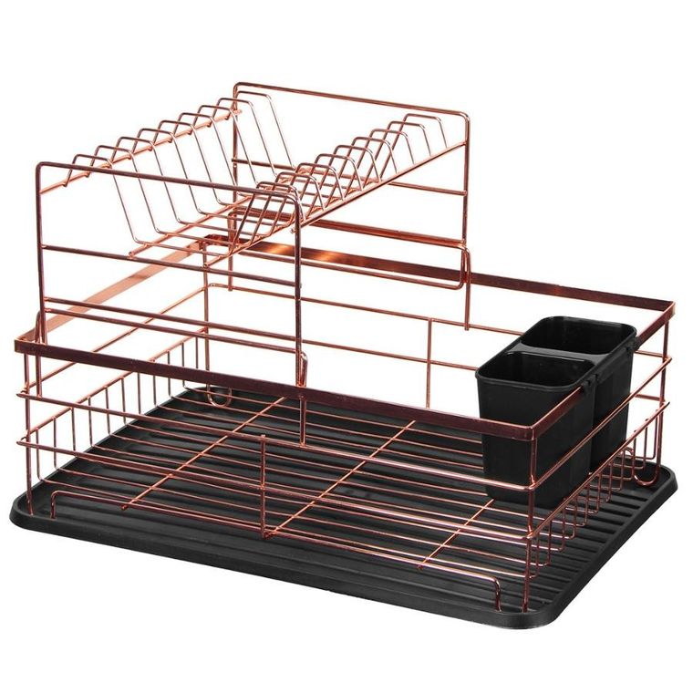 Brunbeste, suszarka do naczyń z ociekaczem i tacą