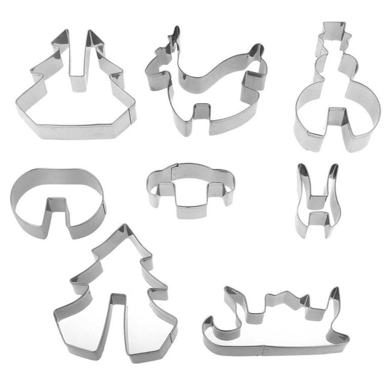 Brunbeste, wykrawacze do ciasteczek, piernicznków świątecznych 3d