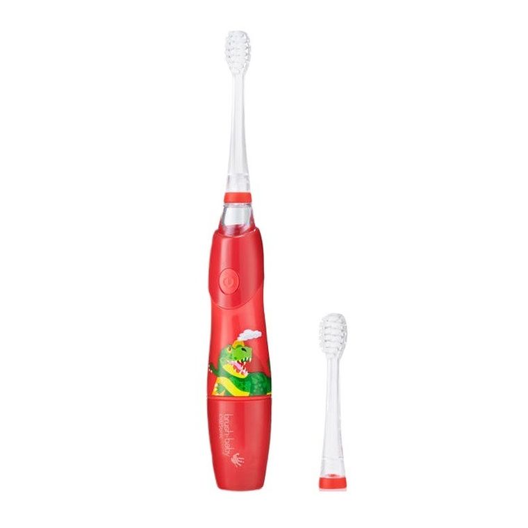 Brush-Baby, KidzSonic, szczoteczka soniczna dla dzieci w wieku 3+ lat, Dinosaur