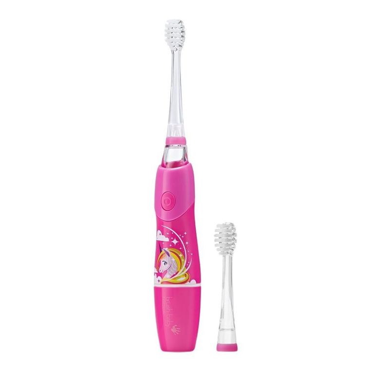 Brush-Baby, KidzSonic, szczoteczka soniczna dla dzieci w wieku 3+ lat, Unicorn