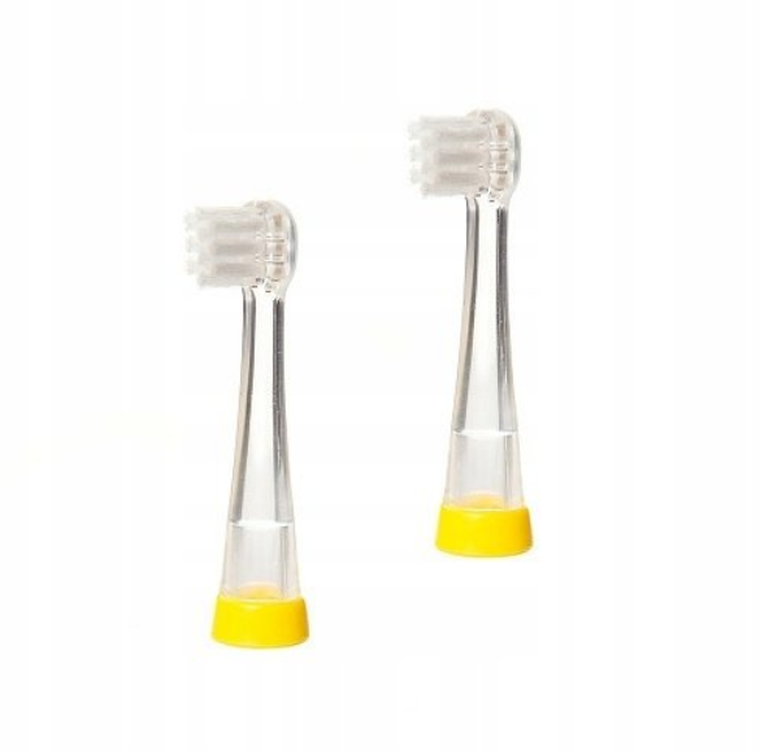 Brush-Baby, końcówki do szczoteczki sonicznej BabySonic classic, 0-18m, 2 szt.