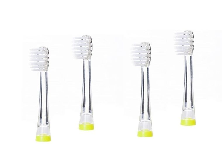 Brush-Baby, końcówki do szczoteczki sonicznej KidzSonic 3-6 lat, 4 szt.