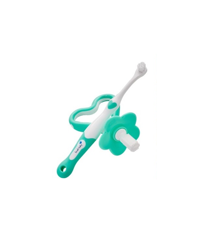 Brush-Baby, zestaw na ząbkowanie, 0-18 miesięcy