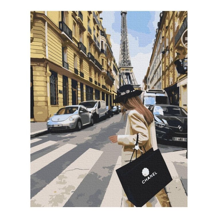 Brushme, malowanie po numerach, paryski tydzień mody, 40-50 cm