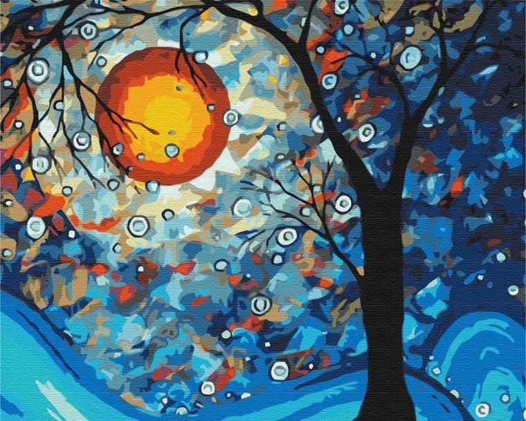 Brushme, malowanie po numerach, przestrzeń artysty, 40-50 cm