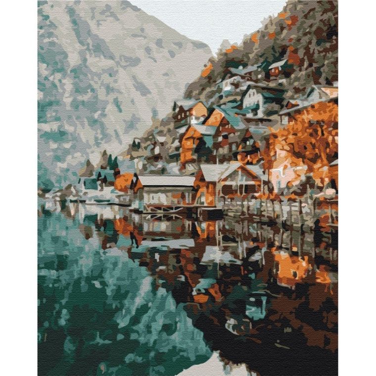 Brushme, malowanie po numerach, widok na Gelstatt, 40-50 cm