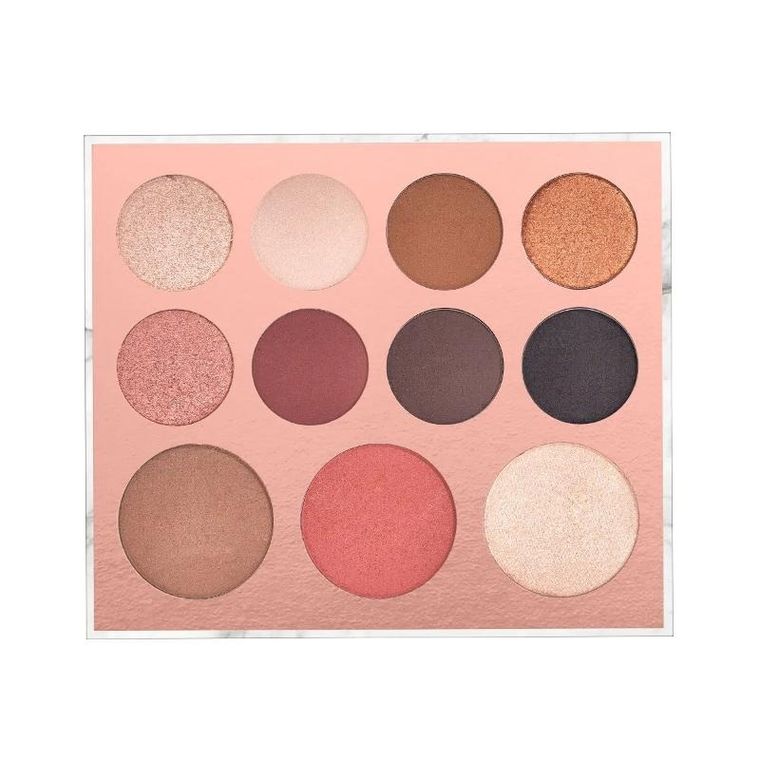 BrushUp! Makeup Palette, multifunkcyjna paleta do makijażu oczu i twarzy, nr 02, Sun Chaser, 18.5g