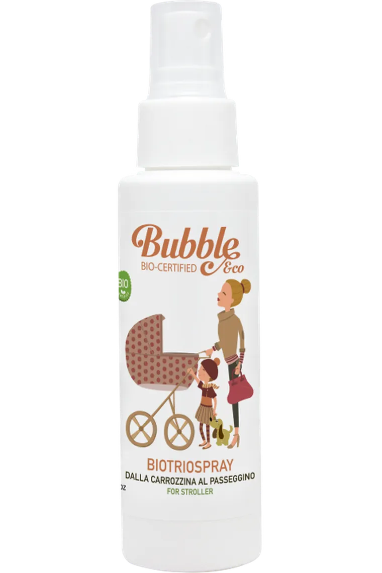 Bubble&Co, BIOTRIO, naturalny spray na wózek, fotelik i ubrania, 0m+, 100ml