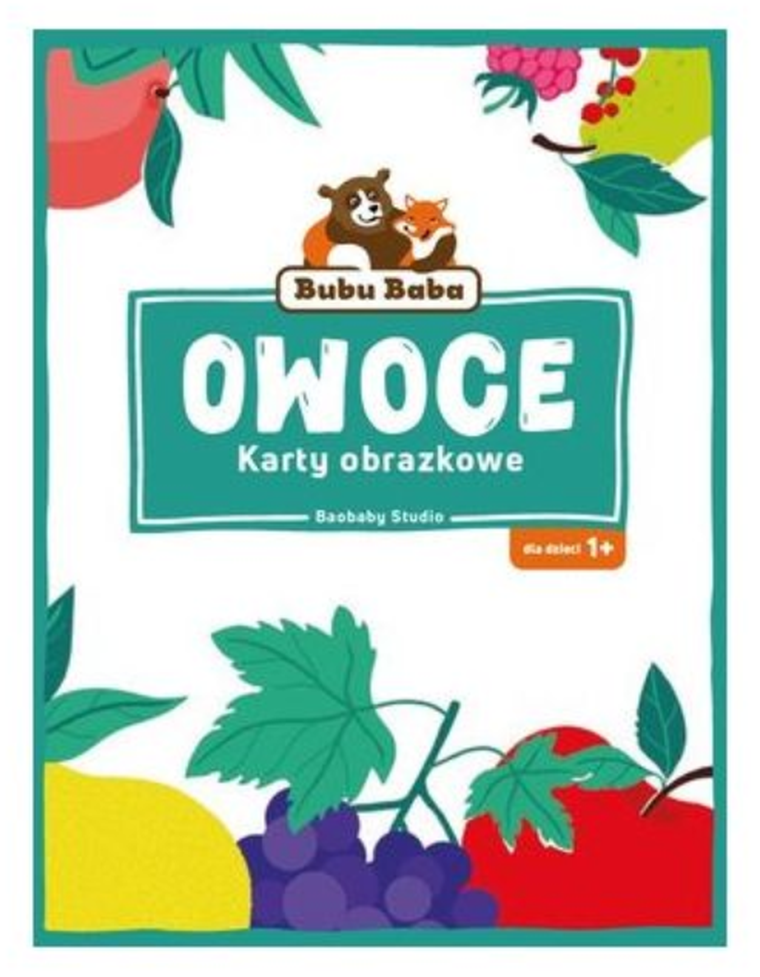 Bubu Baba. Karty obrazkowe. Owoce