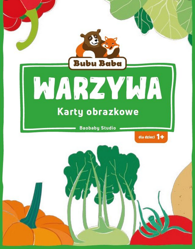 Bubu Baba. Karty obrazkowe. Warzywa