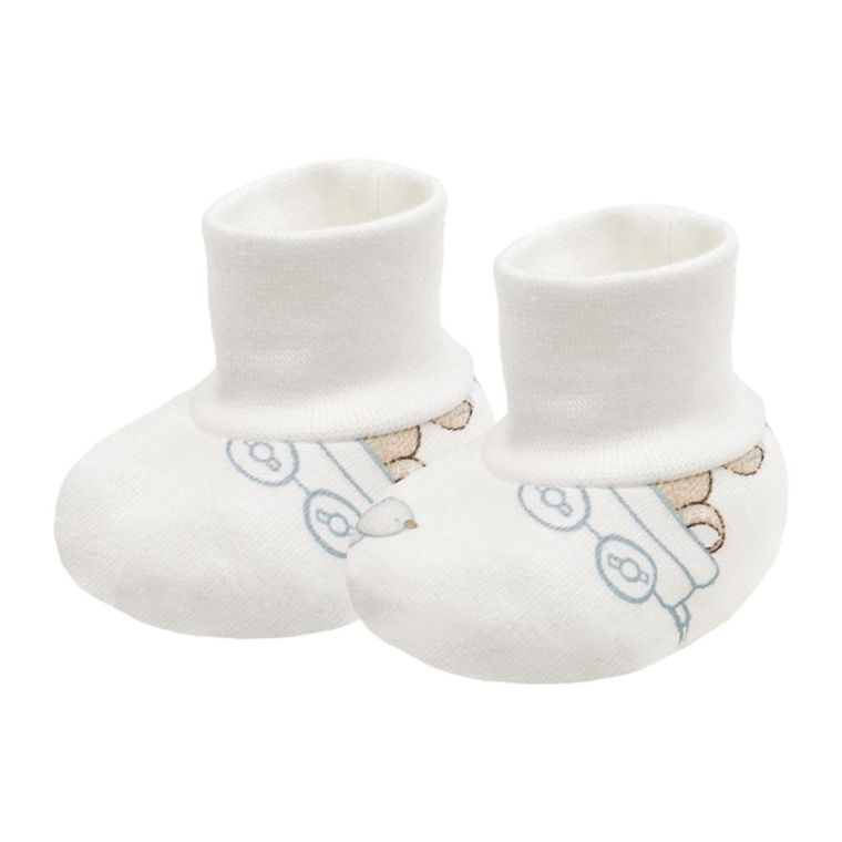 Bucik niechodki chłopięce, ecru, Nicol