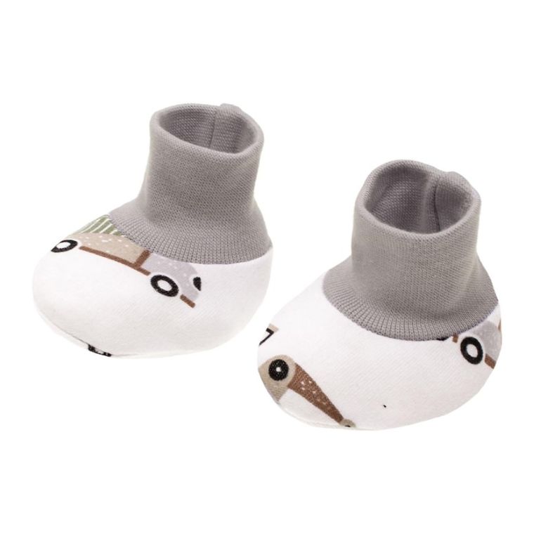 Buciki niechodki chłopięce, białe, Nicol