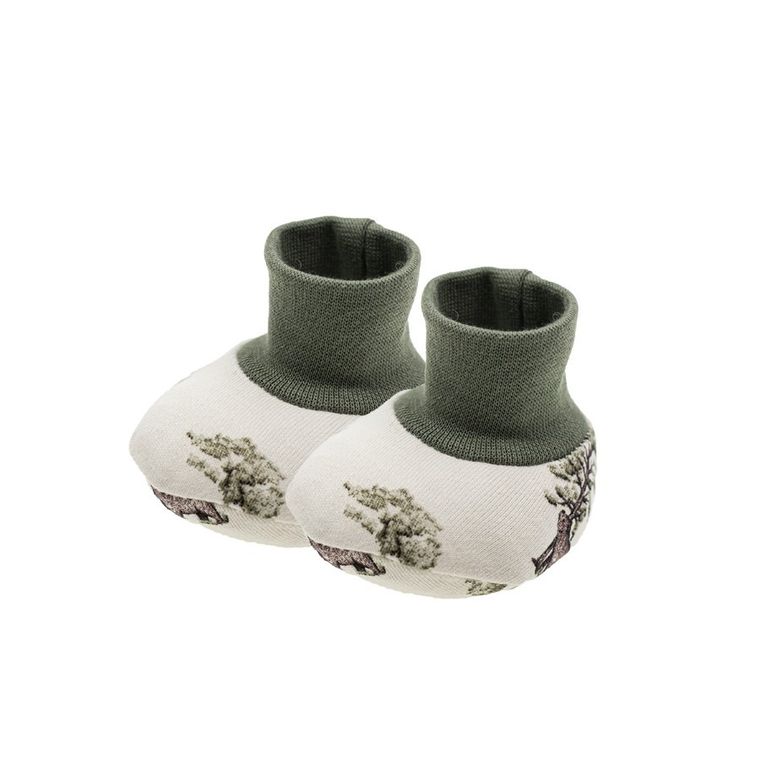 Buciki niechodki chłopięce, ecru, Nicol