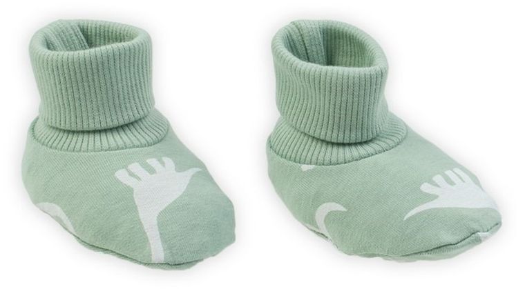 Buciki niechodki chłopięce, miętowe, Nicol