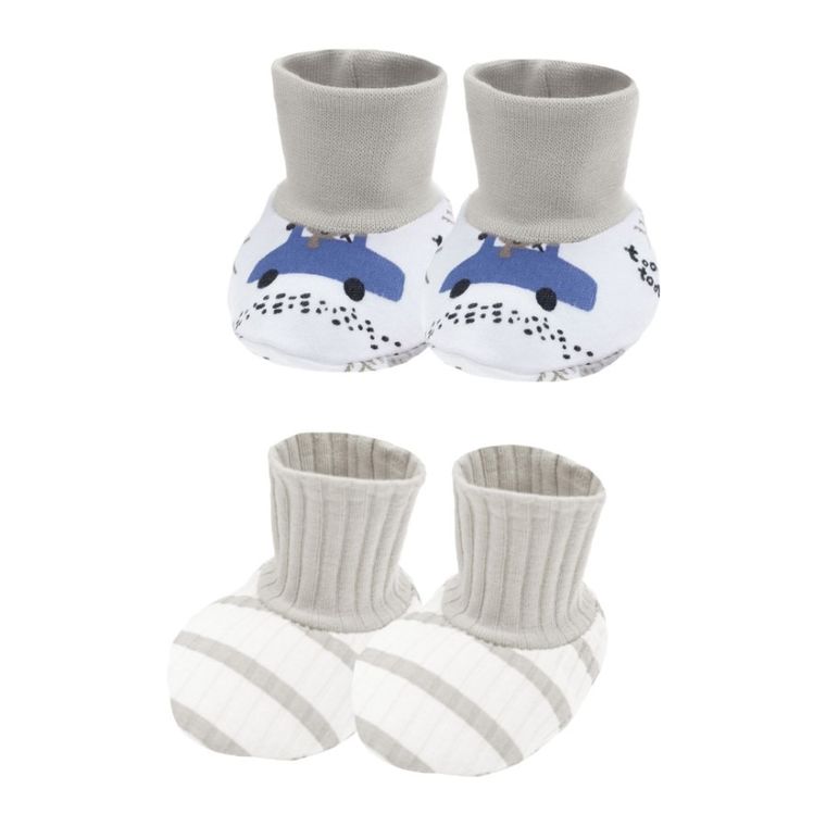 Buciki niechodki chłopięce, mix, zestaw, 2 szt., Nicol