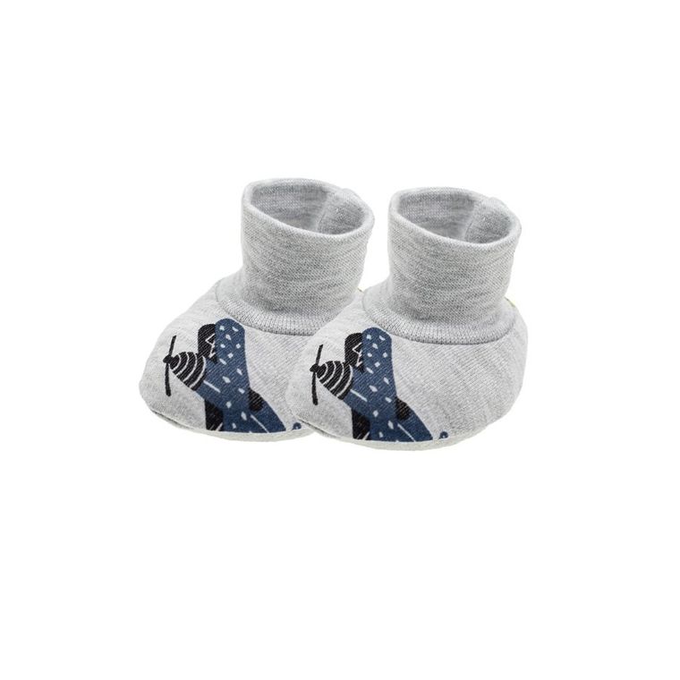 Buciki niechodki chłopięce, szare, Nicol