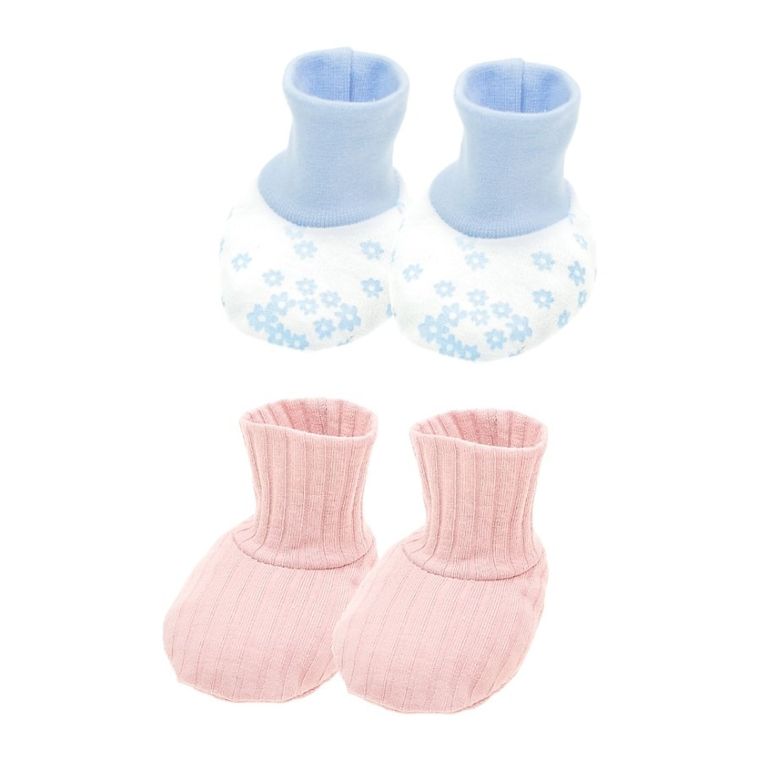 Buciki niechodki dziewczęce, mix, zestaw, 2 szt., Nicol