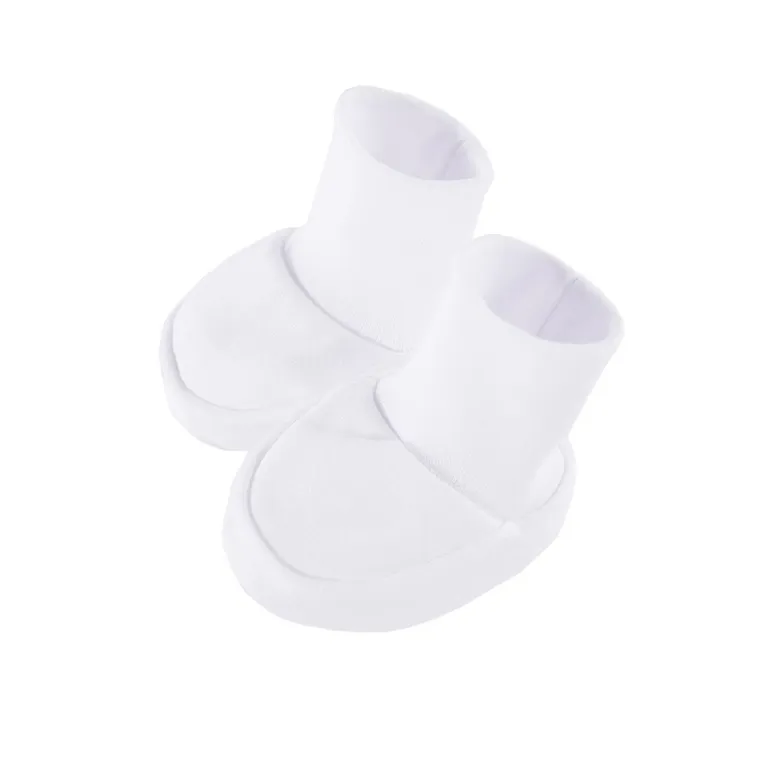 Buciki niechodki niemowlęce, białe, Eevi