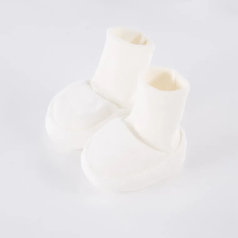 Buciki niechodki niemowlęce, ecru, Eevi