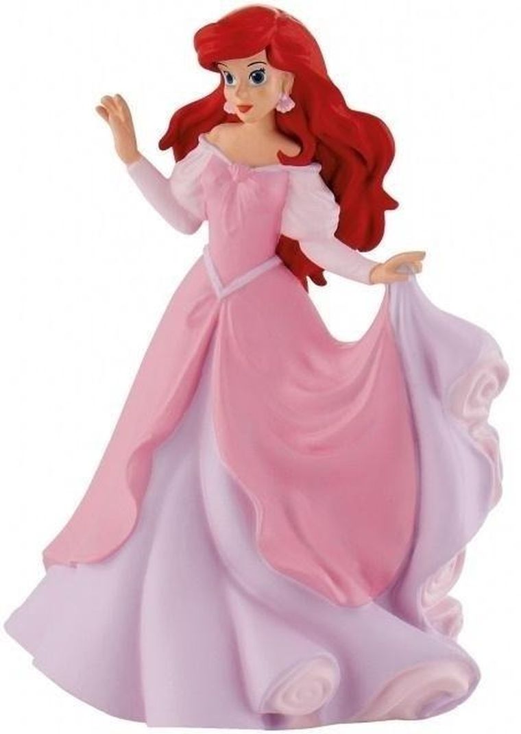 Bullyland, Disney, Ariel w różowej sukience, figurka
