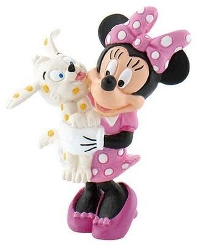 Bullyland, Disney, Myszka Minnie ze szczeniakiem, figurka
