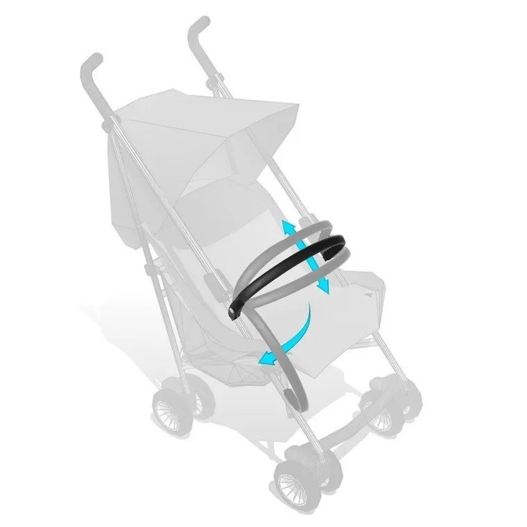 Bumprider, uniwersalny pałąk do wózka, czarny