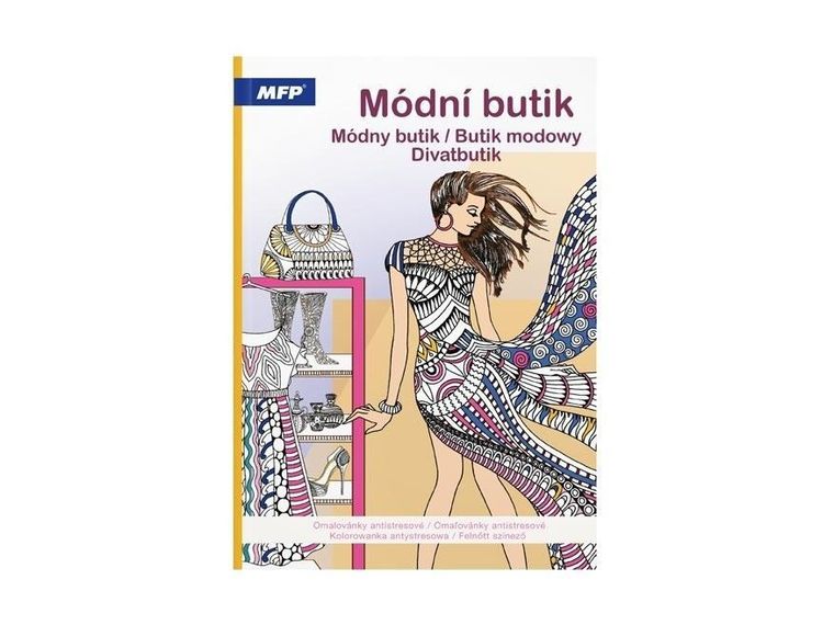 Butik modowy. Kolorowanka antystresowa