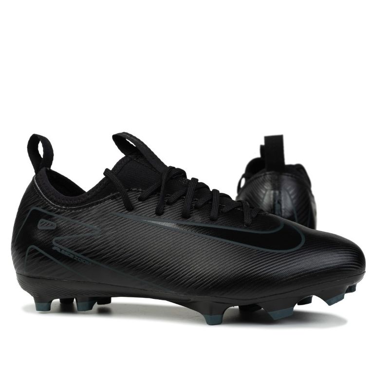 Buty piłkarskie dziecięce, lanki, czarne, Nike Zoom Vapor 16 Academy FG/MG