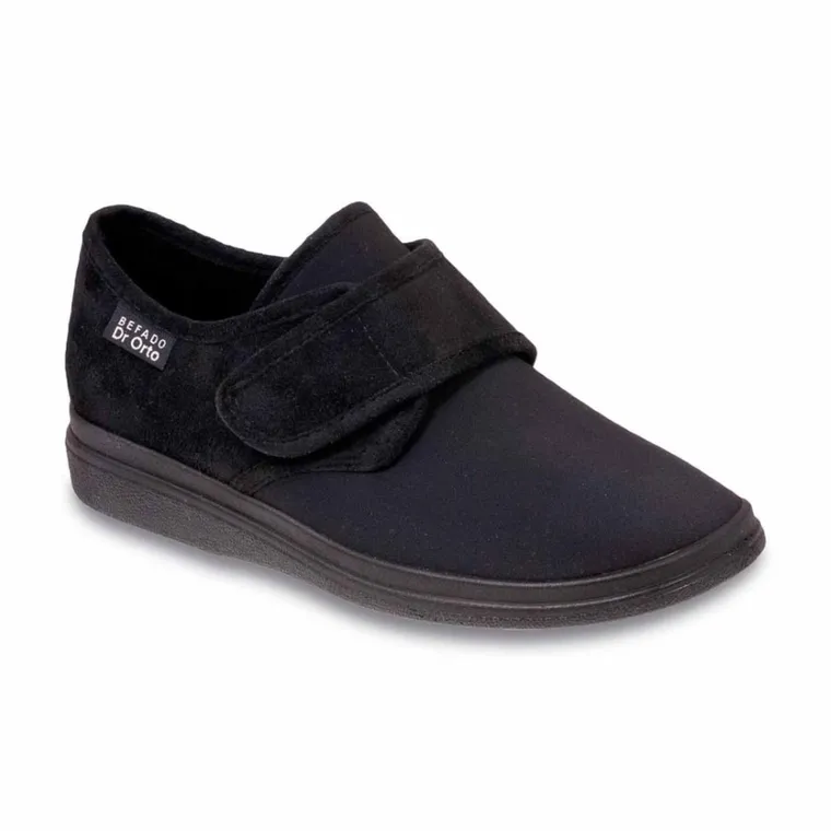 Buty profilaktyczno-zdrowotne męskie, czarne, Dr Orto