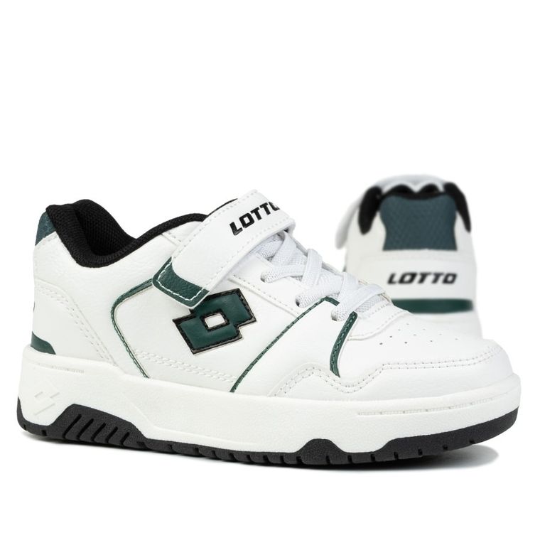 Buty sportowe chłopięce, białe, Lotto Boxscore K