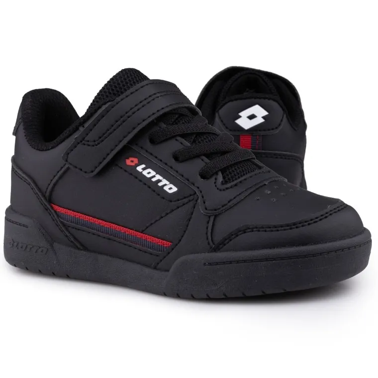 Buty sportowe chłopięce, czarne, Lotto