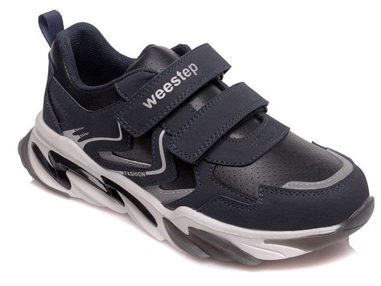 Buty sportowe chłopięce, granatowe, Weestep