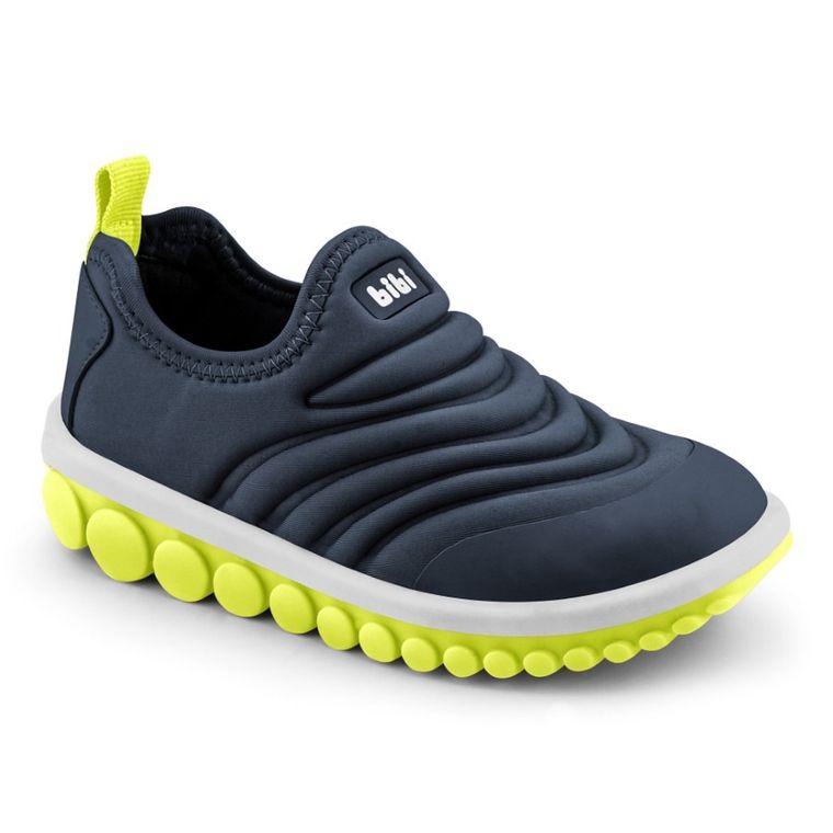 Buty sportowe chłopięce, slip on, granatowe, Bibi Shoes