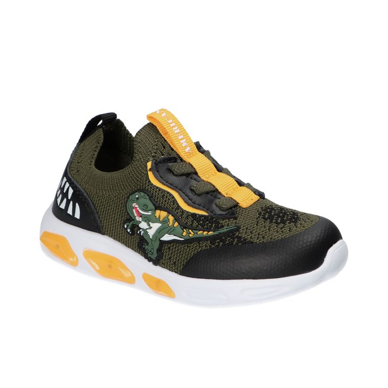 Buty sportowe chłopięce, zielone, American Club