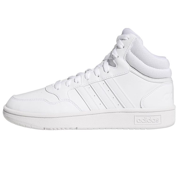 Buty sportowe damskie, białe, Adidas Hoops