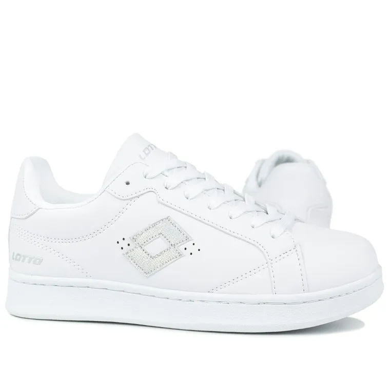 Buty sportowe damskie, białe, Lotto Jambol GC