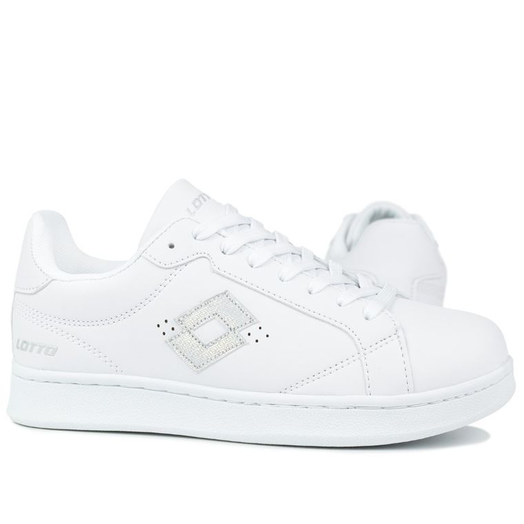 Buty sportowe damskie, białe, Lotto Jambol GC