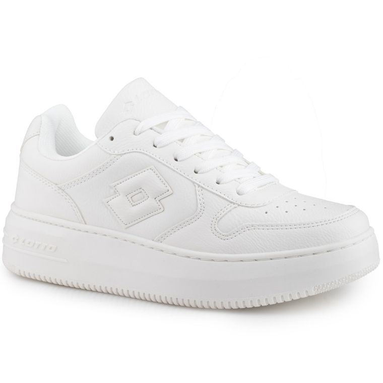 Buty sportowe damskie, białe, Lotto Paliot PF OC