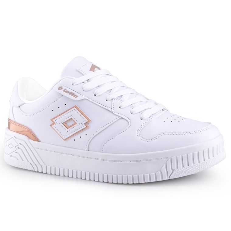 Buty sportowe damskie, białe, Lotto Scopi GC