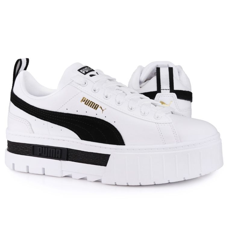 Buty sportowe damskie, białe, Puma Mayze