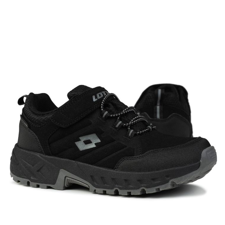 Buty sportowe damskie, czarne, Lotto Ketcham Low