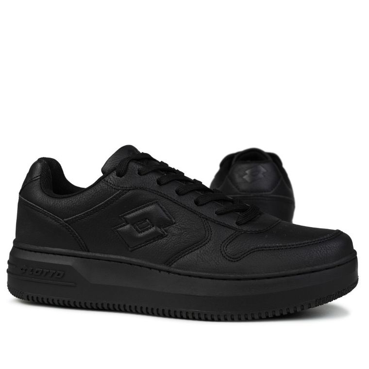 Buty sportowe damskie, czarne, Lotto Paliot