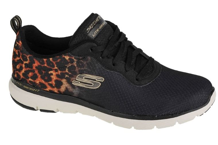 Buty sportowe damskie, czarne, Skechers Flex Appeal 3.0