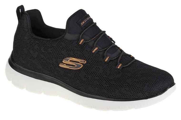 Buty sportowe damskie, czarne, Skechers Summits