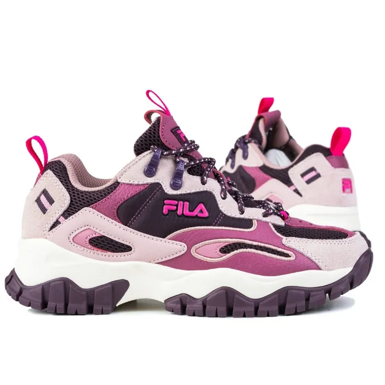 Buty sportowe damskie, różowe, Fila Ray Tracer